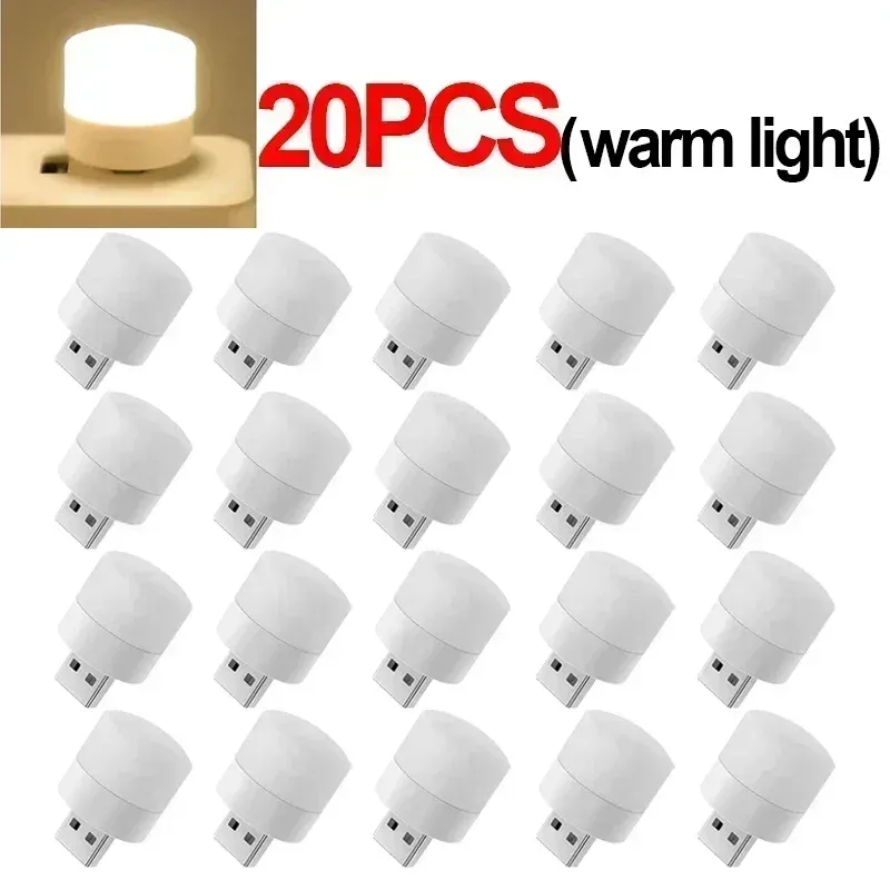 Lampe de table LED USB mini lampe de lecture pour chevet, lumière blanc chaud, protection des yeux 14