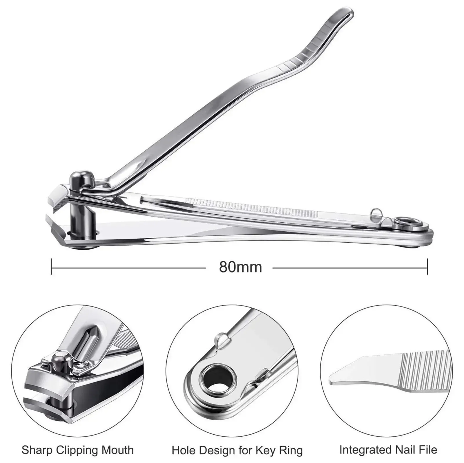 Coupe-ongles premium vue détaillée