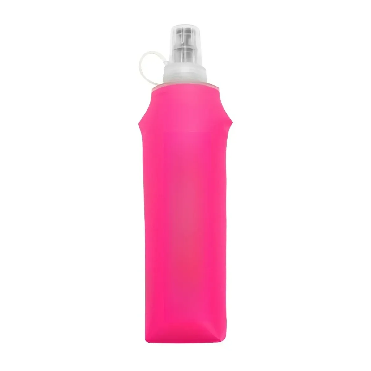 Gourde pliable en silicone avec embout à morsure, bouteille d'eau compacte idéale pour les voyages, le camping, la randonnée et la course à pied 7