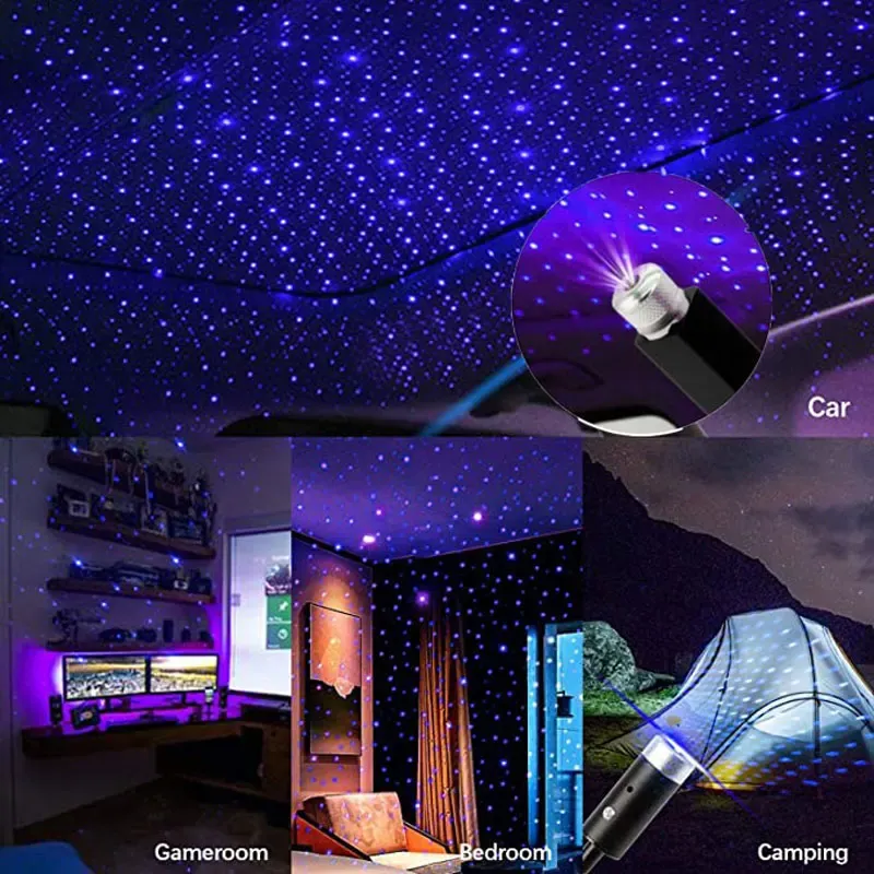 Lampe projecteur étoilé design