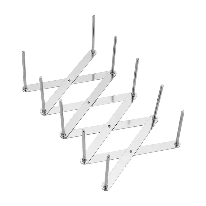 Égouttoir à vaisselle en acier inoxydable, égouttoir de cuisine réglable, porte-ustensiles pliable pour plats, tasses, casseroles et couvercles | Gain de place 9