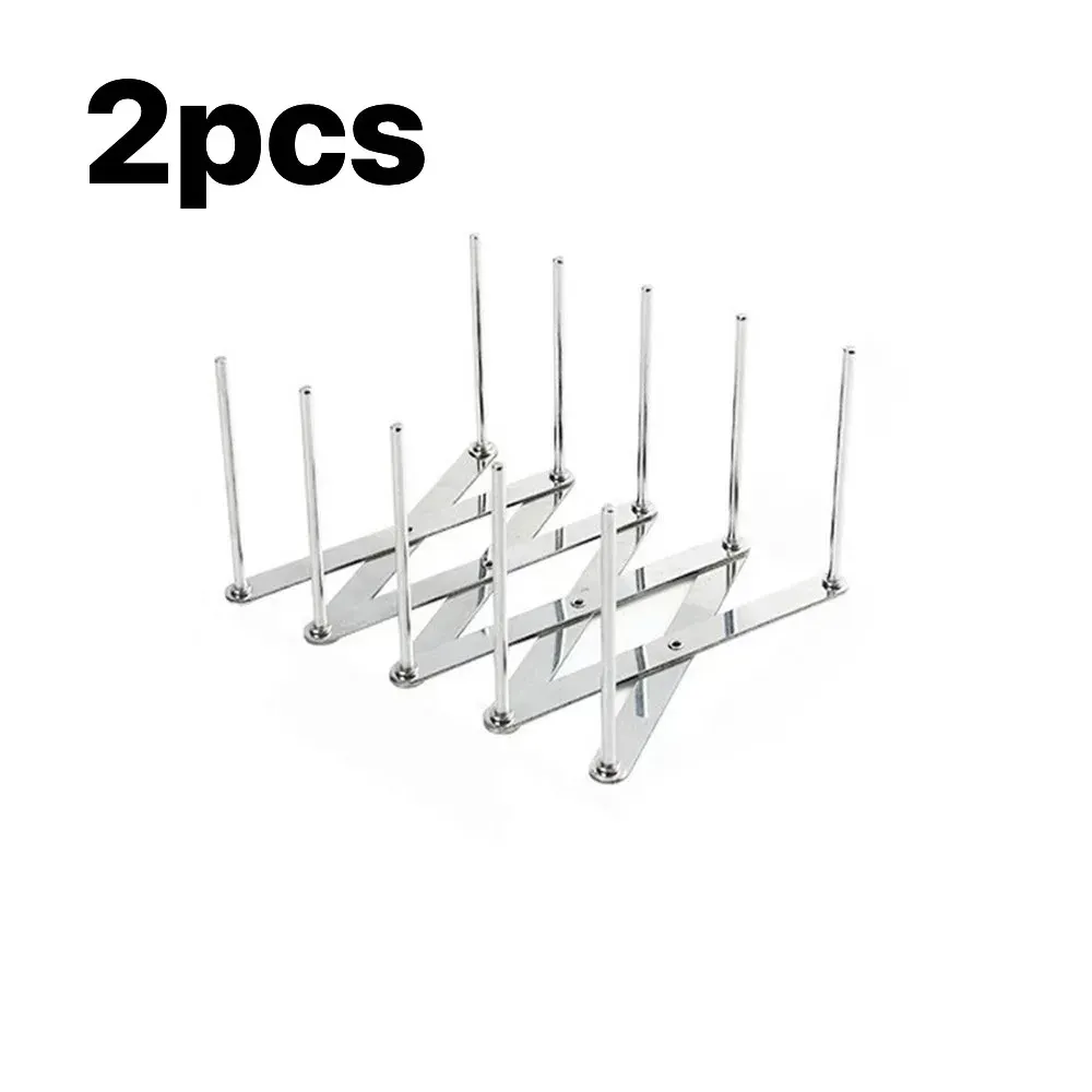 Égouttoir à vaisselle en acier inoxydable, égouttoir de cuisine réglable, porte-ustensiles pliable pour plats, tasses, casseroles et couvercles | Gain de place 8