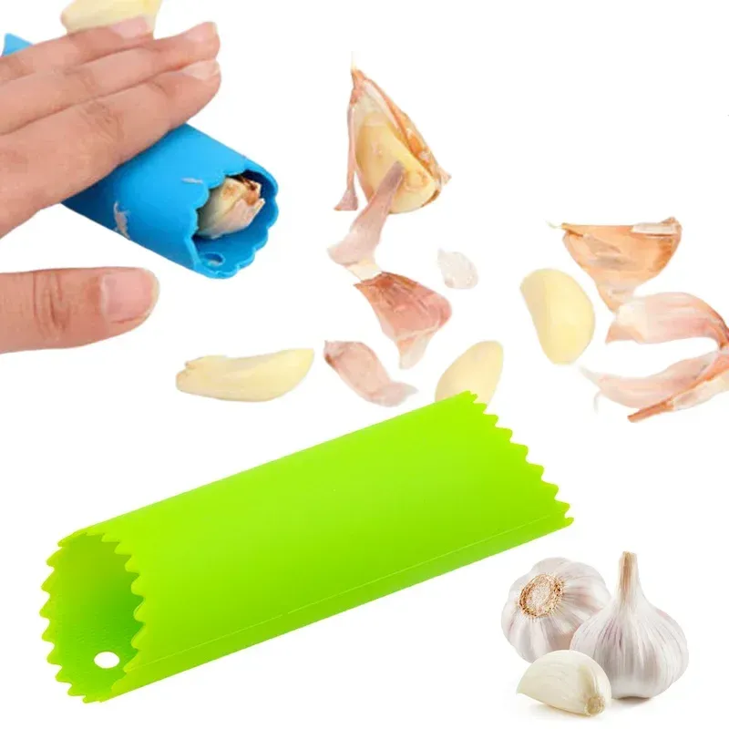 Tube éplucheur d'ail en silicone