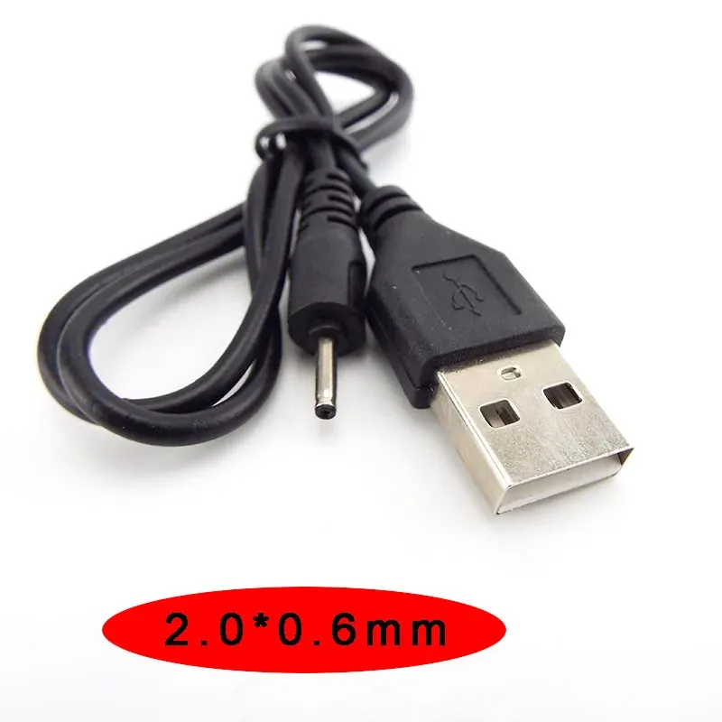 Câble d'alimentation USB vers prise DC 5 V, embouts 3,5×1,35 mm, 2,0×0,6 mm, 2,5×0,7 mm, 4,0×1,7 mm, 5,5×2,1 mm et 5,5×2,5 mm 7