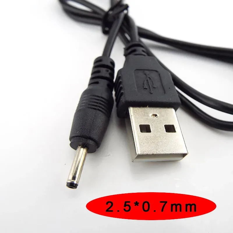 Câble d'alimentation USB vers prise DC 5 V, embouts 3,5×1,35 mm, 2,0×0,6 mm, 2,5×0,7 mm, 4,0×1,7 mm, 5,5×2,1 mm et 5,5×2,5 mm 9