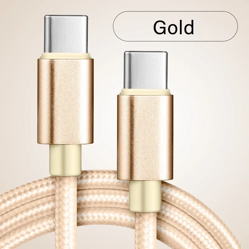 Chargeur rapide 60 W avec câbles USB-C vers USB-C (1 m, 2 m, 3 m), compatible iPhone 15, 16, 17 Pro Max, Xiaomi, Samsung et Huawei 11
