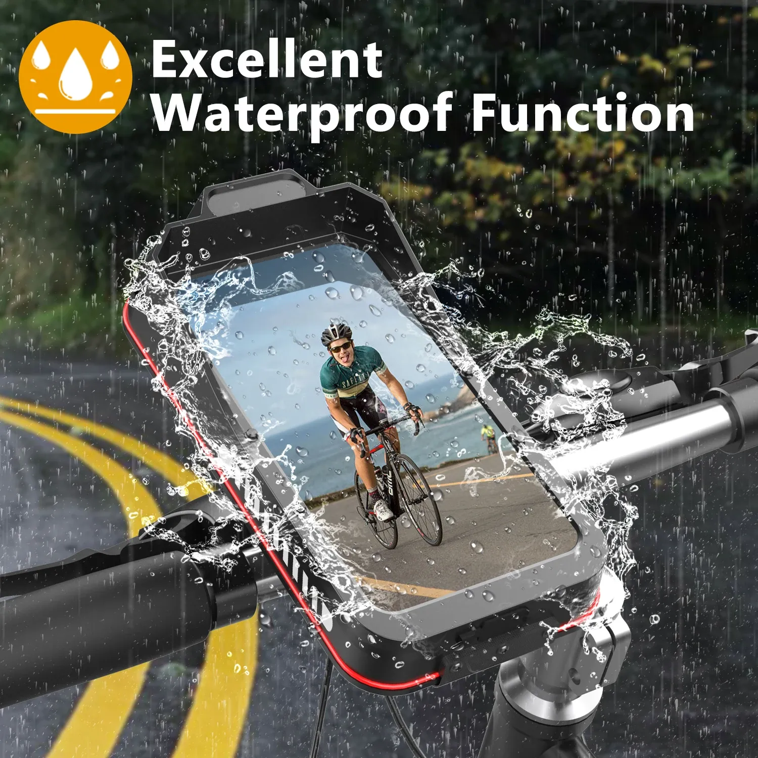 Support de téléphone pour vélo en situation