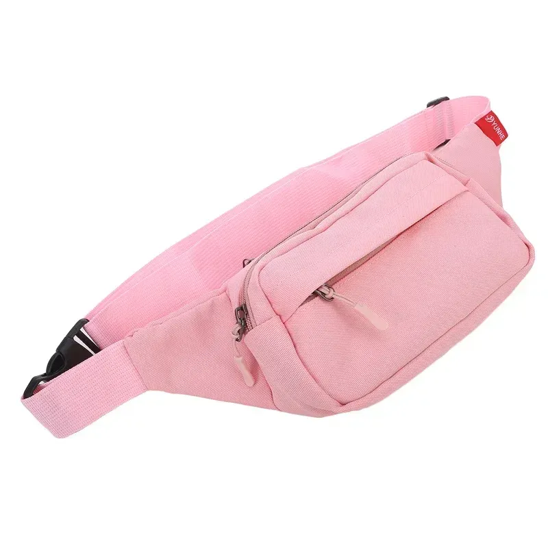 Sac banane sport unisexe 2025 pour homme et femme, petit sac de poitrine et sac bandoulière en toile décontracté pour téléphone 4