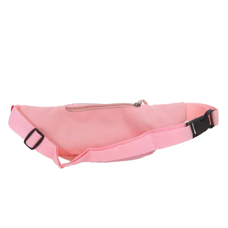 Sac banane unisexe noir, détail des finitions