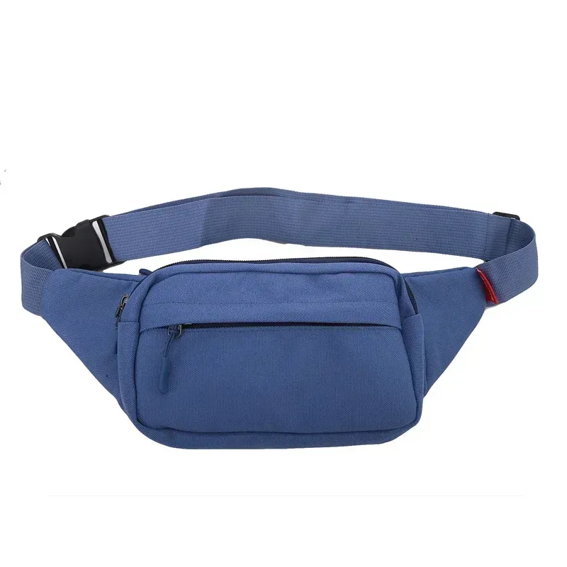 Sac banane unisexe noir, vue arrière