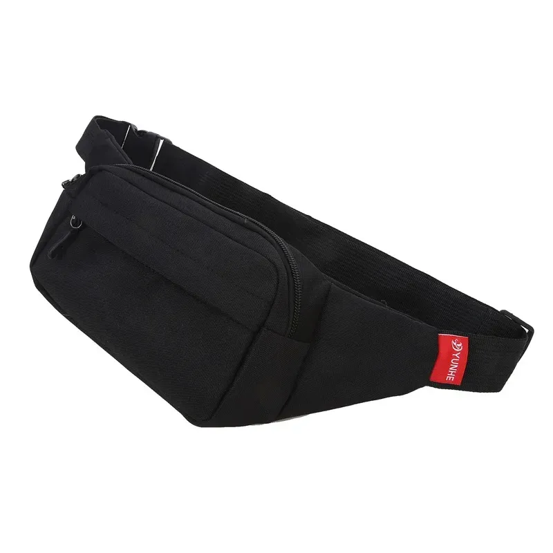 Sac banane sport unisexe 2025 pour homme et femme, petit sac de poitrine et sac bandoulière en toile décontracté pour téléphone 13