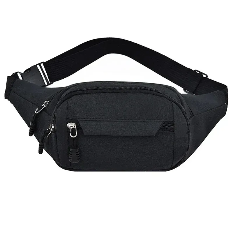 Sac banane sport unisexe 2025 pour homme et femme, petit sac de poitrine et sac bandoulière en toile décontracté pour téléphone 11