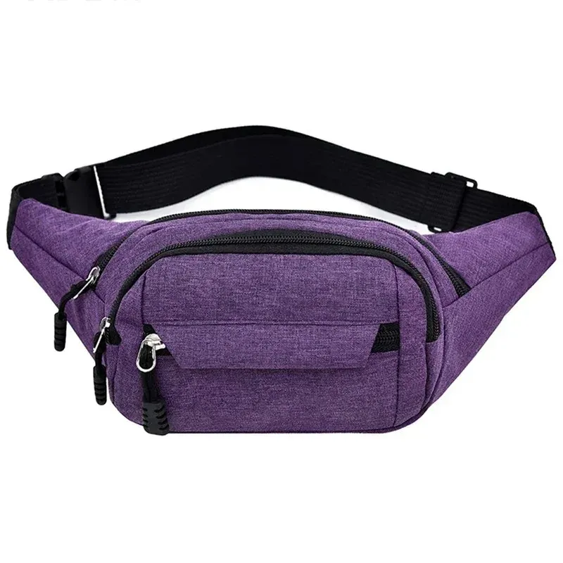Sac banane sport unisexe 2025 pour homme et femme, petit sac de poitrine et sac bandoulière en toile décontracté pour téléphone 8