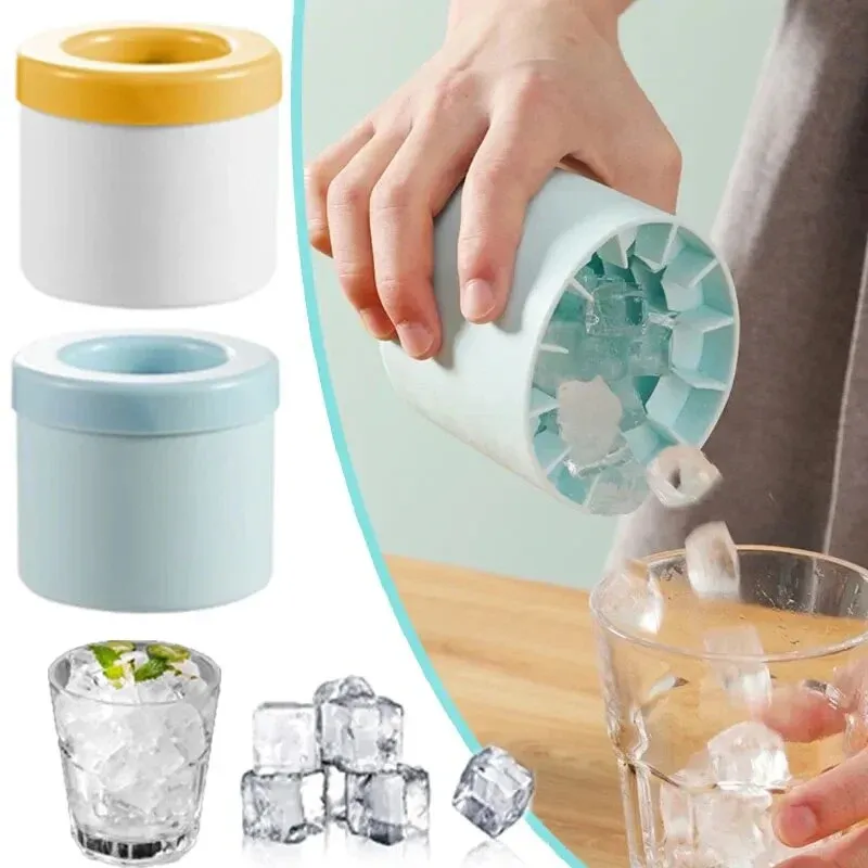 Moule à glaçons rond en silicone, fait maison pour l'été