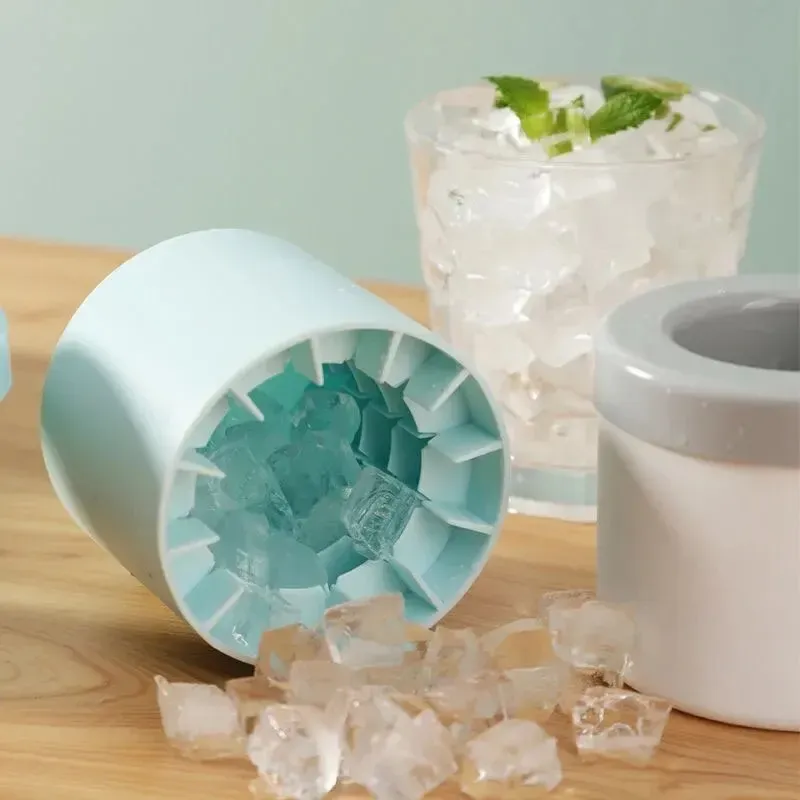 Moule à glaçons rond en silicone, fait maison pour l'été 4