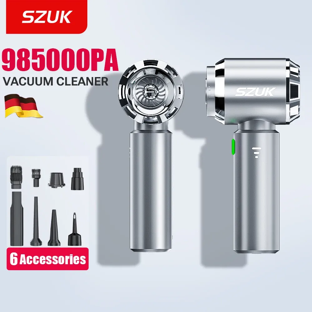 SZUK 985000PA Aspirateur de Voiture Portable Sans Fil Puissant avec Souffleur à Main - Image 1