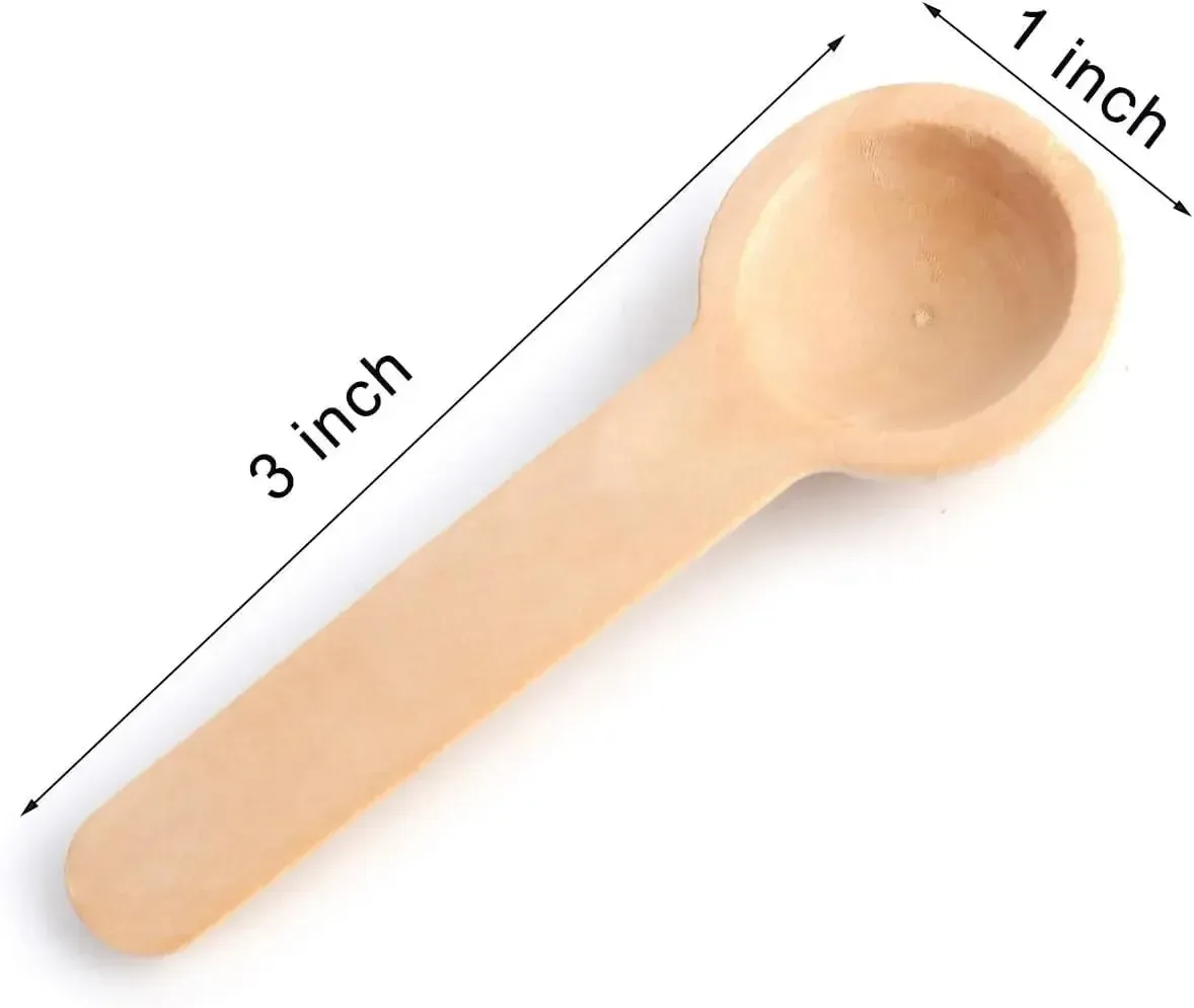 Petites cuillères d'assaisonnement de cuisine, cuillères à mesurer en bois pour miel, café, sel et épices, ensemble de 3 à 10 pièces 2