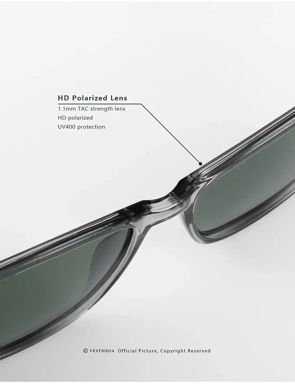 Lunettes de soleil rétro, vue de profil