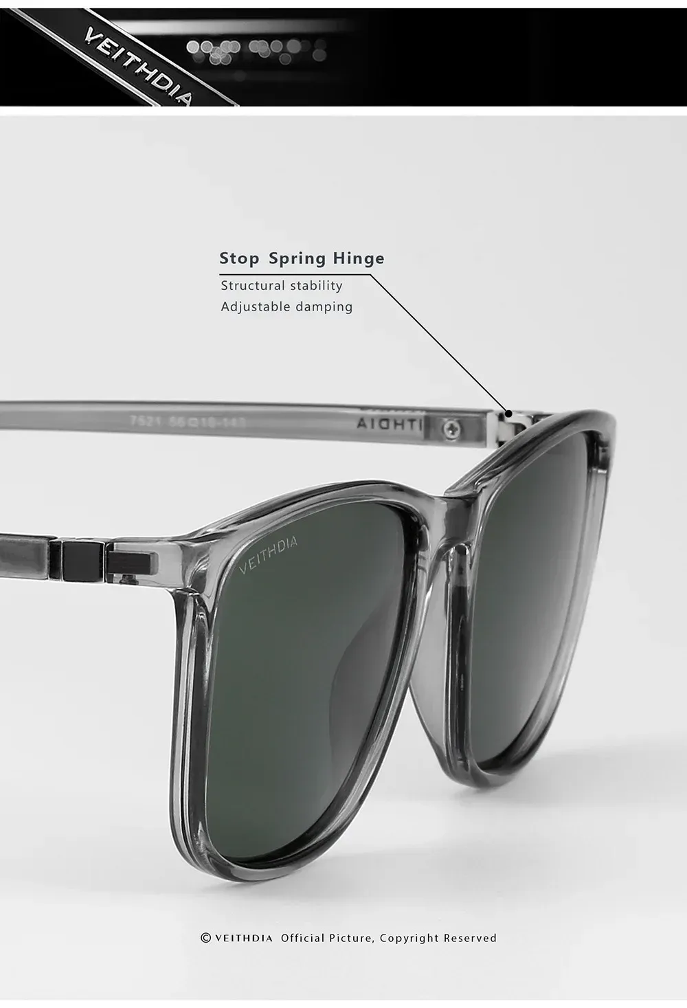 Lunettes de soleil rétro, mise en valeur du style