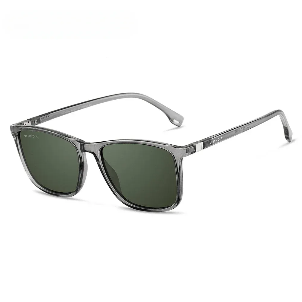 Lunettes de soleil rétro unisexes en TR90, verres polarisés UV400 9