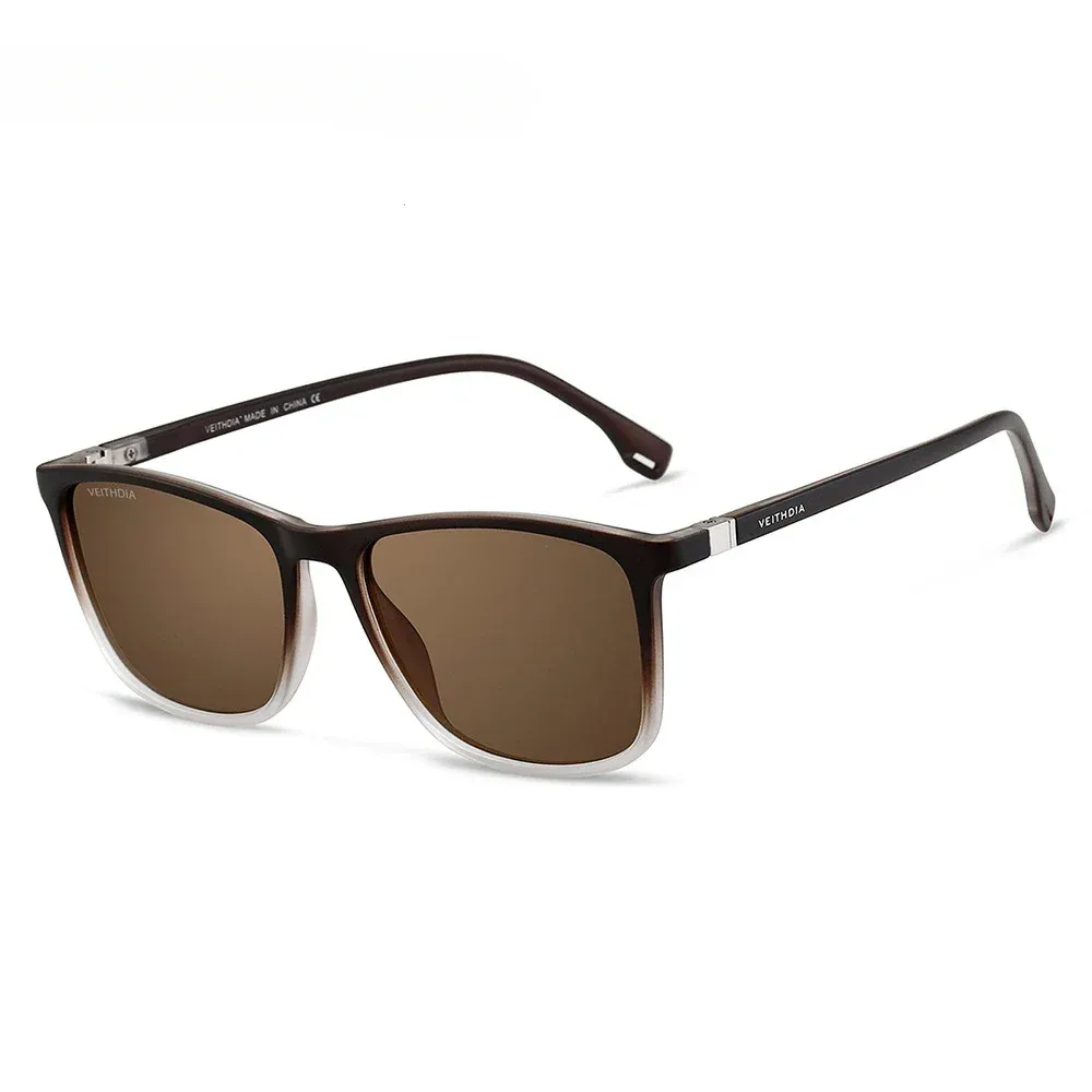 Lunettes de soleil rétro unisexes en TR90, verres polarisés UV400 8