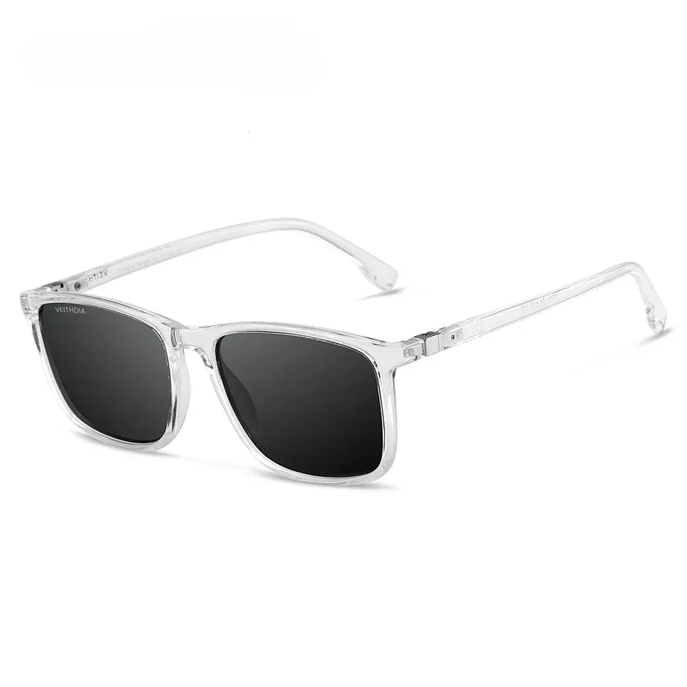 Lunettes de soleil rétro unisexes en TR90, verres polarisés UV400 7