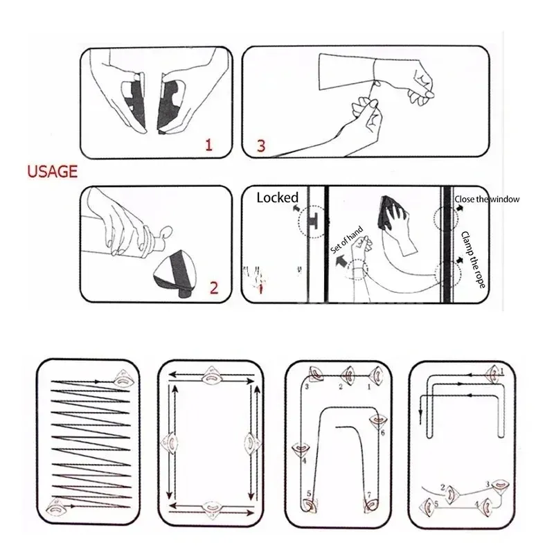 Nettoyeur de vitres magnétique double face pour surfaces intérieures et extérieures 6