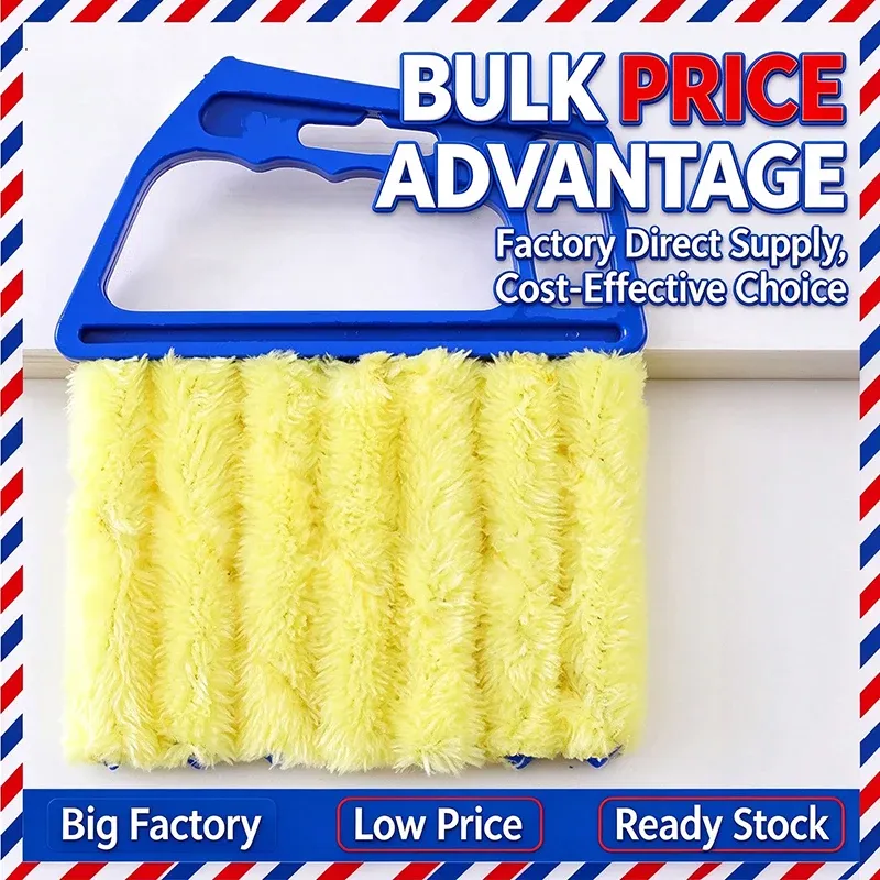 Plumeau Humedo, brosse métallique et éponge en poudre pour stores et vitres 6