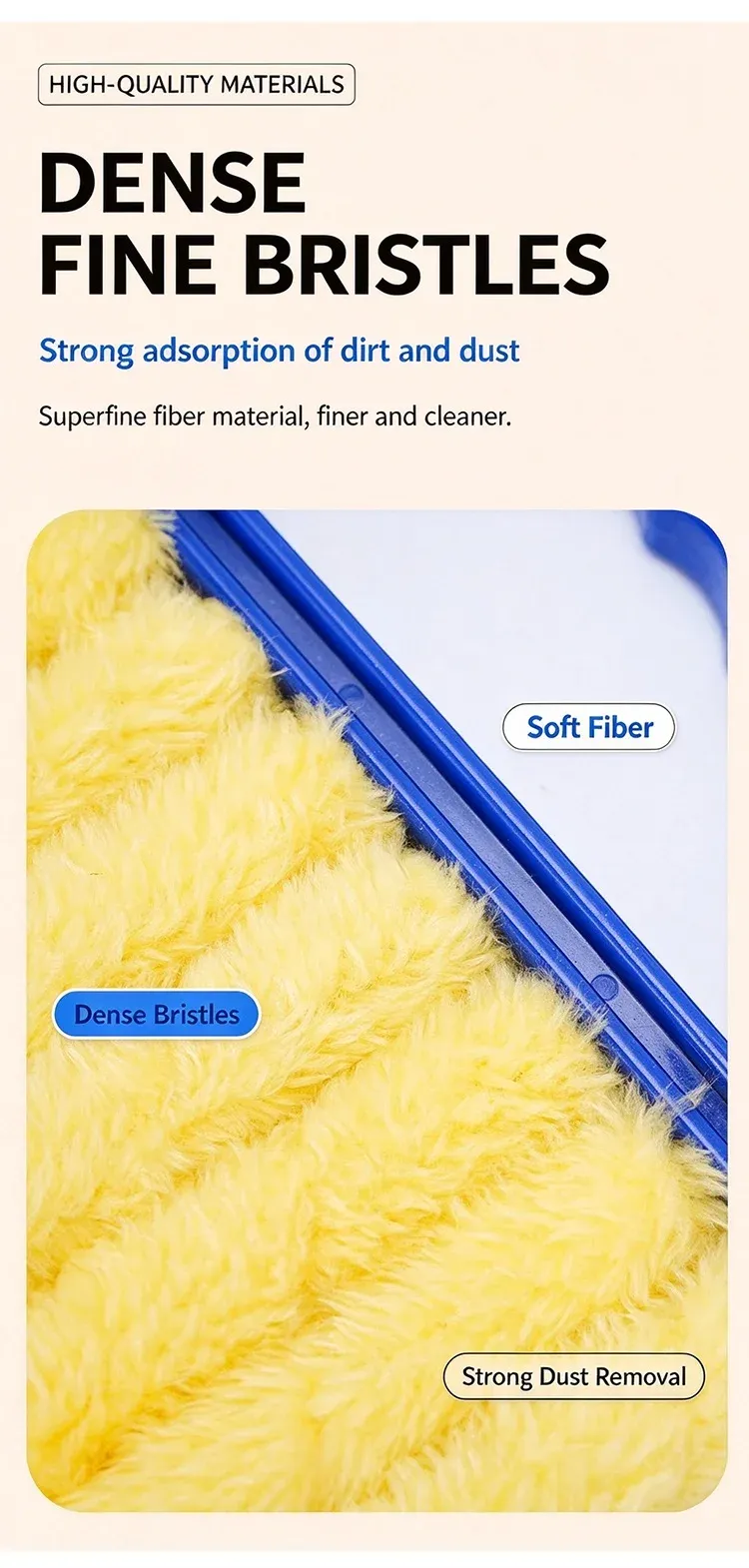 Tête de brosse amovible