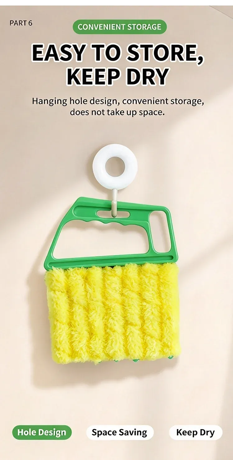 Prise en main ergonomique de la brosse
