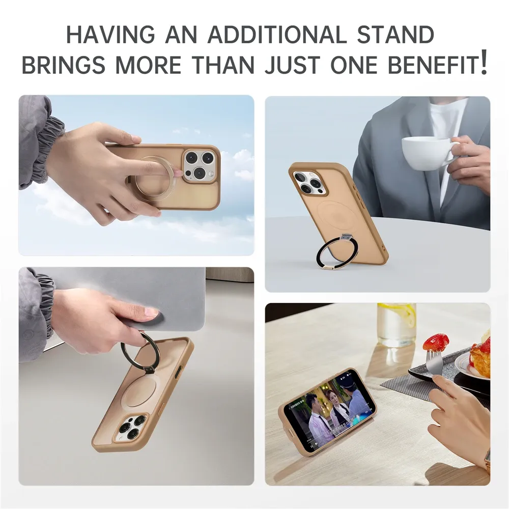 Coque magnétique mate finition premium