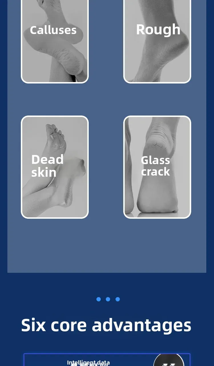 Appareil de pédicure électrique en situation