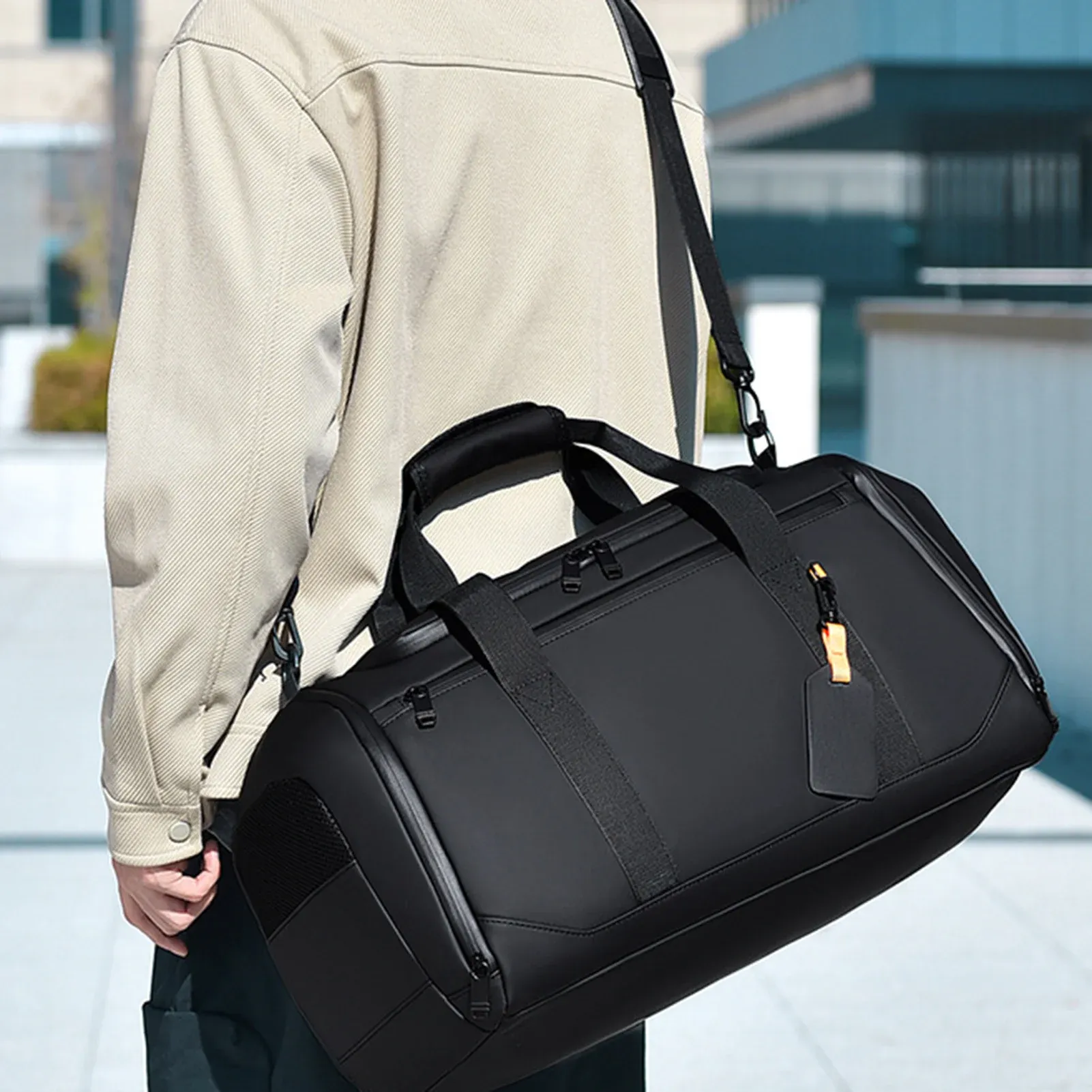 Sac de sport grande capacité unisexe avec plusieurs poches 2