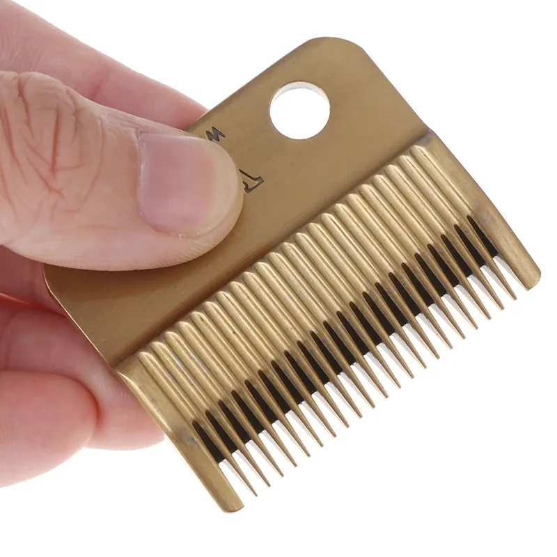 Ensemble de lames de tondeuse à cheveux dorées à lame en céramique pour tondeuse sans fil 4