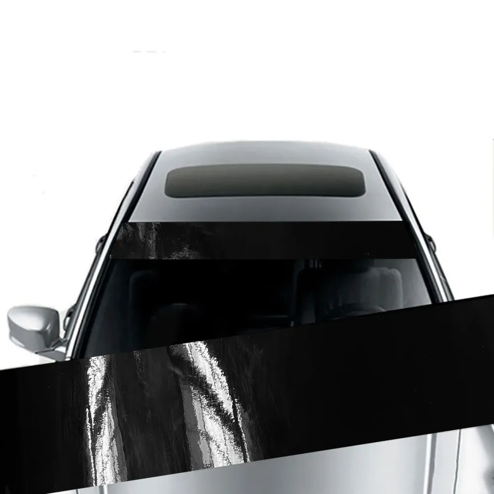 Autocollants décoratifs 3D en vinyle pour pare-soleil et pare-brise avant de voiture 3