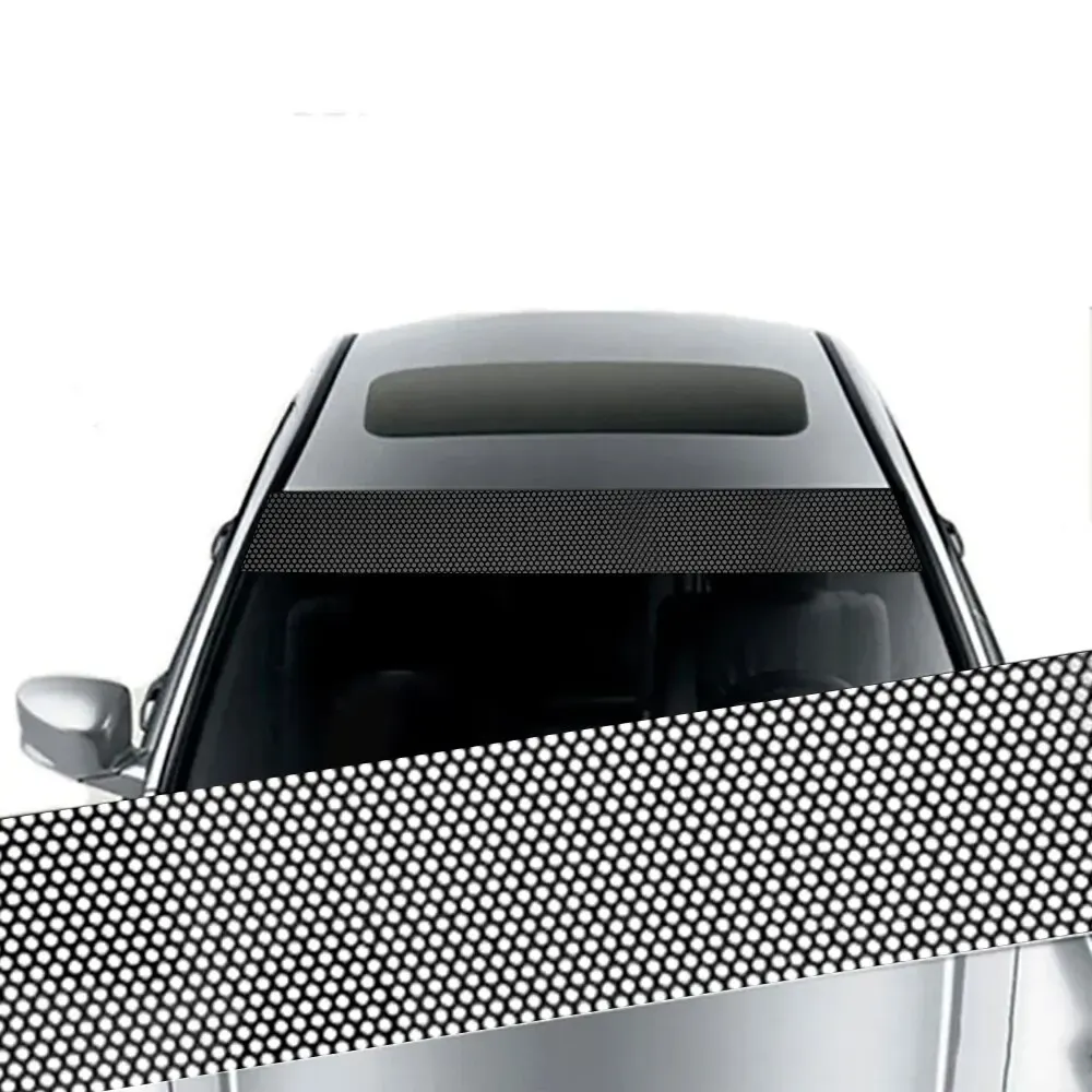 Autocollants décoratifs 3D en vinyle pour pare-soleil et pare-brise avant de voiture 9