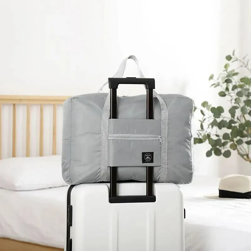 Sac de voyage pliable compatible bagage cabine, léger et grande capacité, pour femme et fille 8