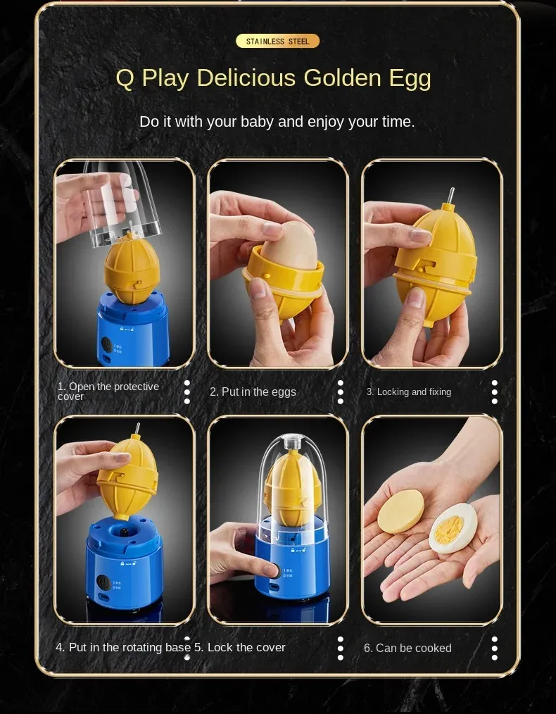 Batteur à œufs en utilisation