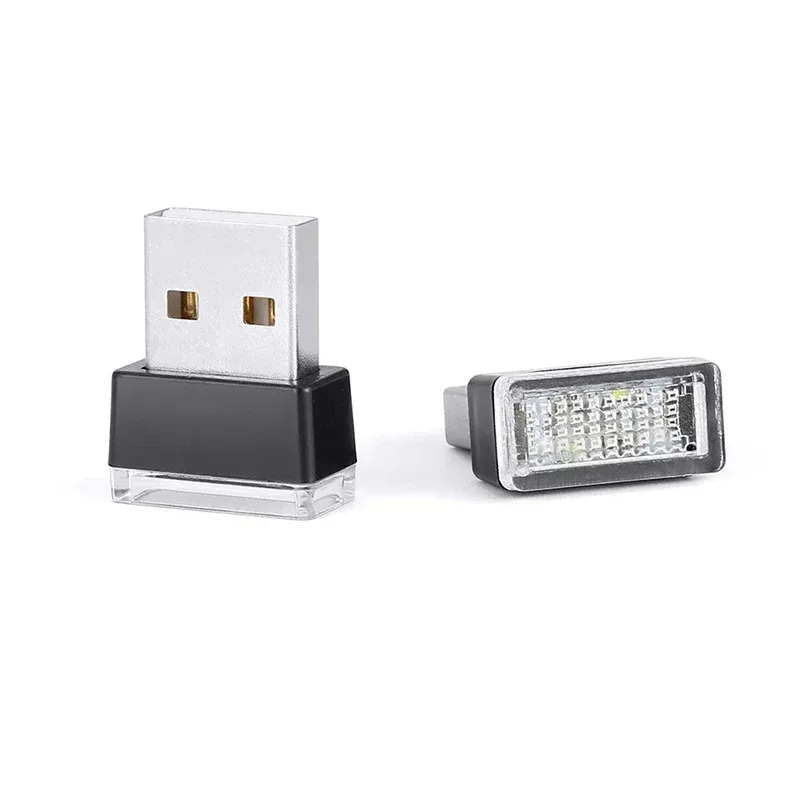 Lumière LED USB pour voiture, éclairage d'ambiance intérieur automobile, décoration intérieure, universel, plug and play 6
