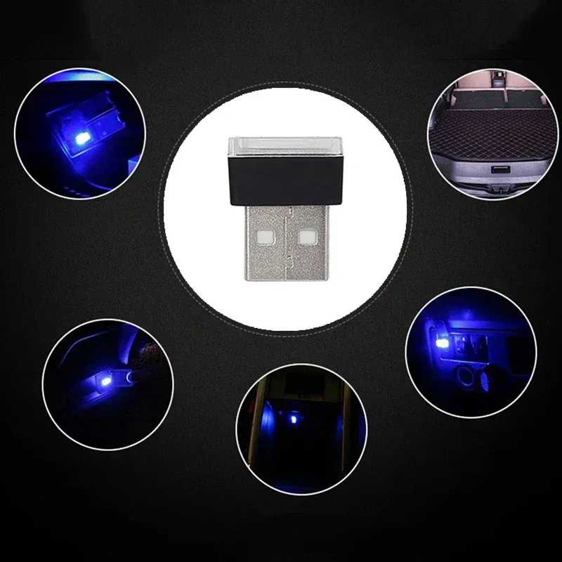 Lumière USB utilisée dans un habitacle