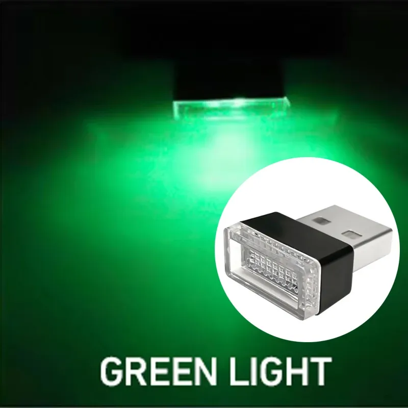 Lumière LED USB pour voiture, éclairage d'ambiance intérieur automobile, décoration intérieure, universel, plug and play 7