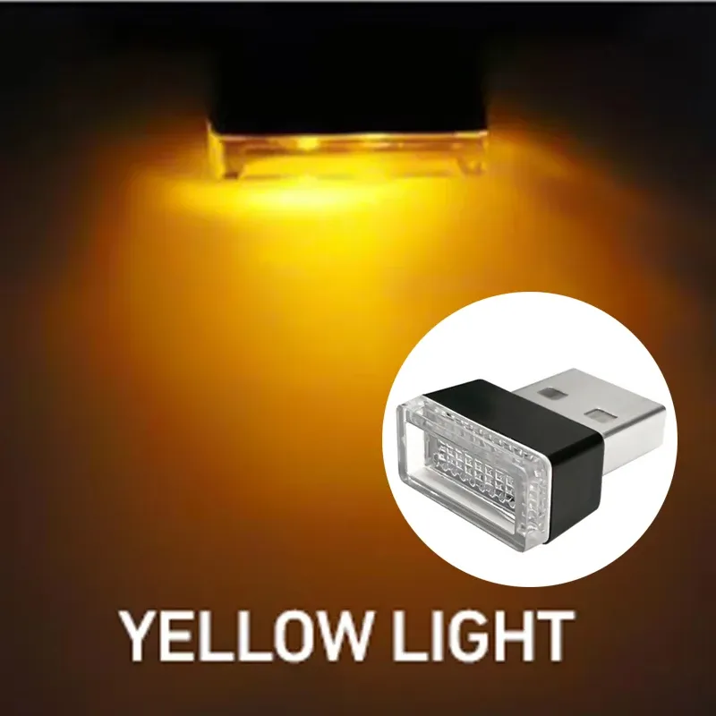Lumière LED USB pour voiture, éclairage d'ambiance intérieur automobile, décoration intérieure, universel, plug and play 10