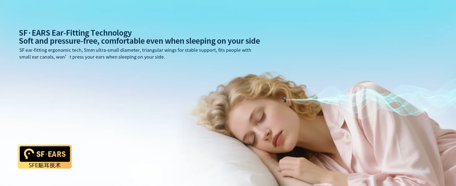 Écouteurs sans fil Meet 50 Sleep en situation