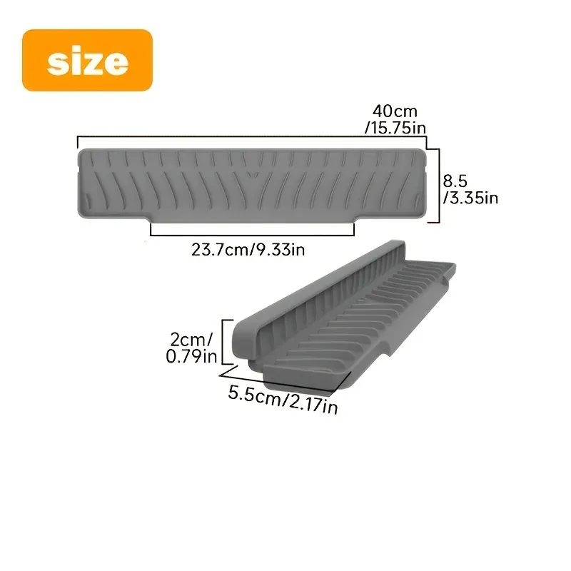 Détail du tapis de drainage en silicone