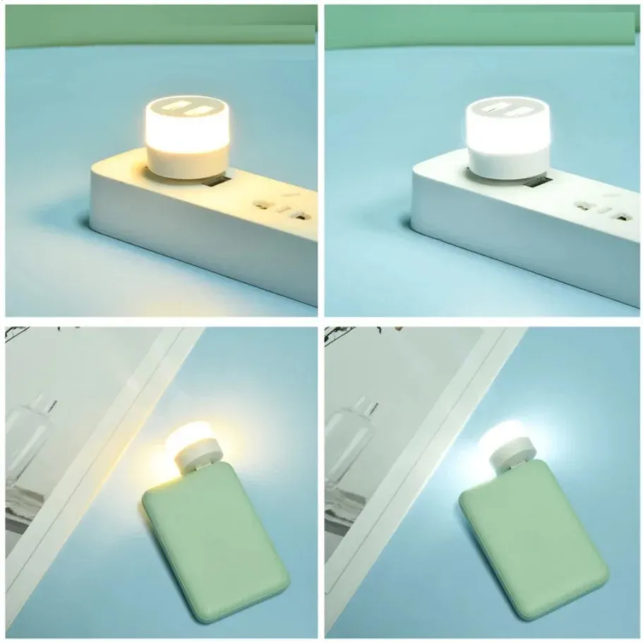 Lampe LED USB de lecture, protection des yeux, rechargeable par port USB, format mini pour livre et ordinateur 5