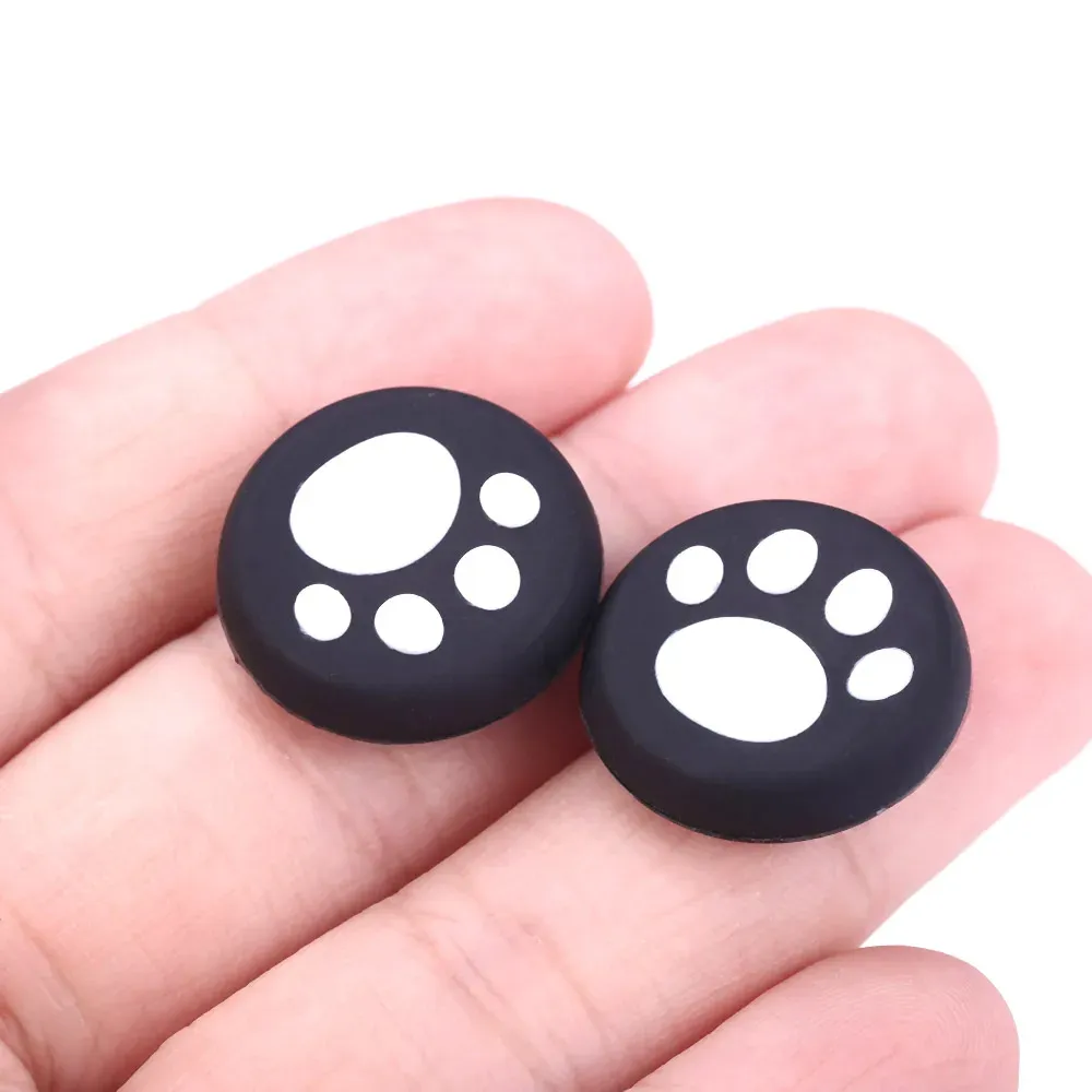 28 capuchons silicone pour joystick de manette de jeu OLED, accessoires capuchons de pouce ST001 4