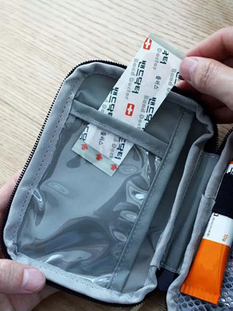Pochette médicaments de voyage, organisation