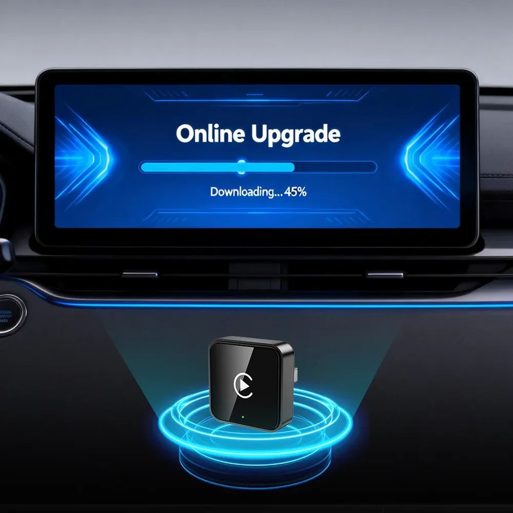 Adaptateur CarPlay filaire vers sans fil 2 en 1 pour Android Auto, boîtier intelligent WiFi 5 GHz, connexion USB-C/USB 5