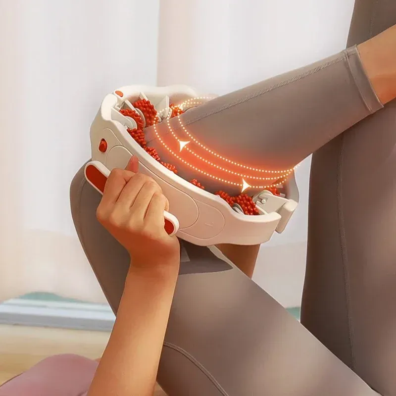 Masseur de jambes multifonctionnel à rouleaux avec poignées amovibles pour le corps entier, la nuque, les épaules et les abdominaux 5