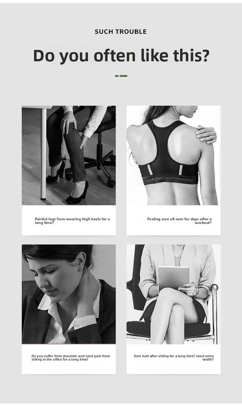 Masseur de jambes multifonctionnel, détail des roues